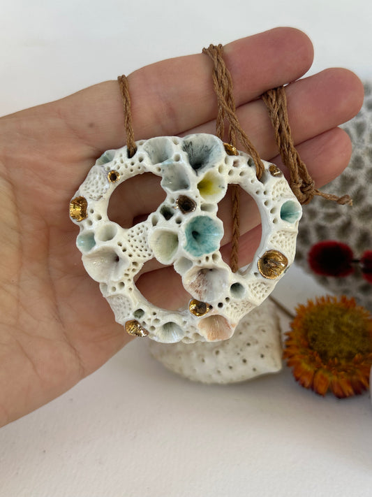 Hand Formed ‘Coral’ Pendant