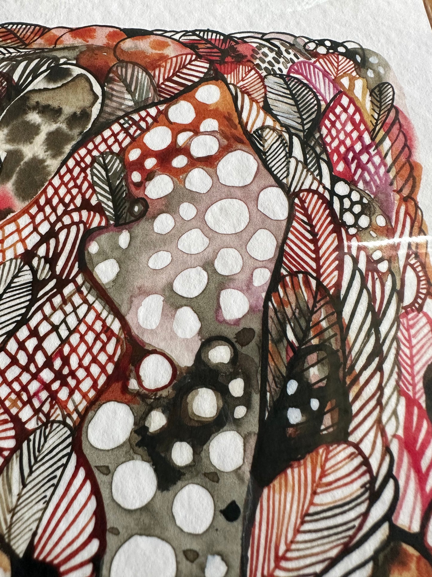 ‘The shallows, sepia’ print in A3, A4 or a5