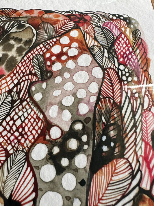 ‘The shallows, sepia’ print in A3, A4 or a5