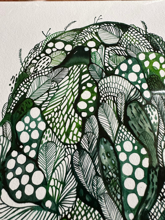 ’Forest Weaving’ giclee print in A3, A4 or a5