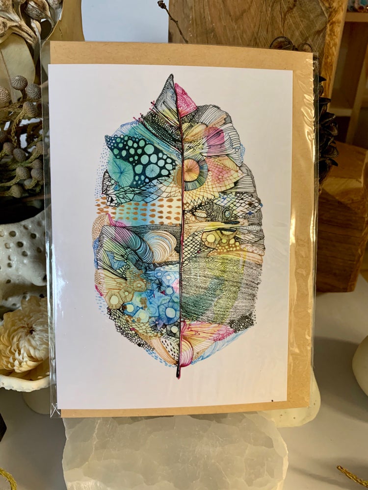 ‘Pathways’ greeting card