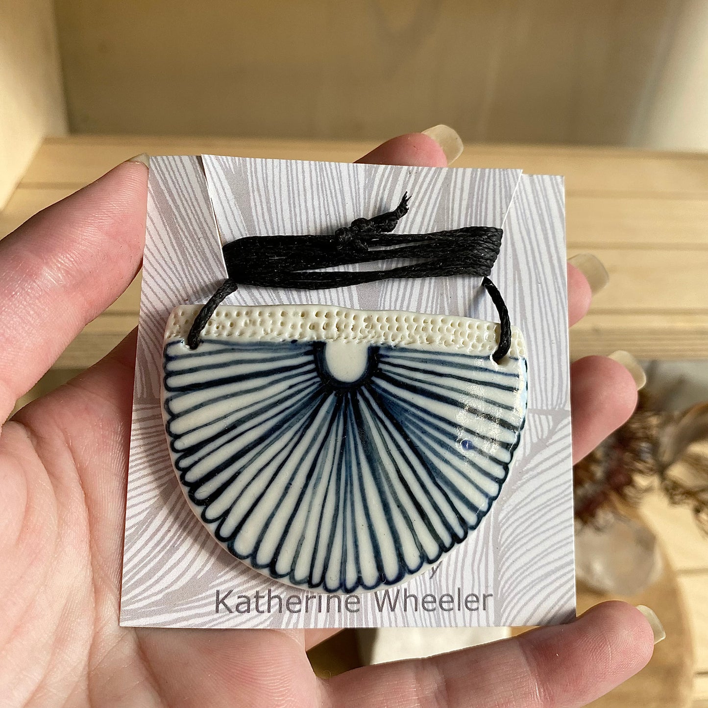 Indigo Detailed Pendant
