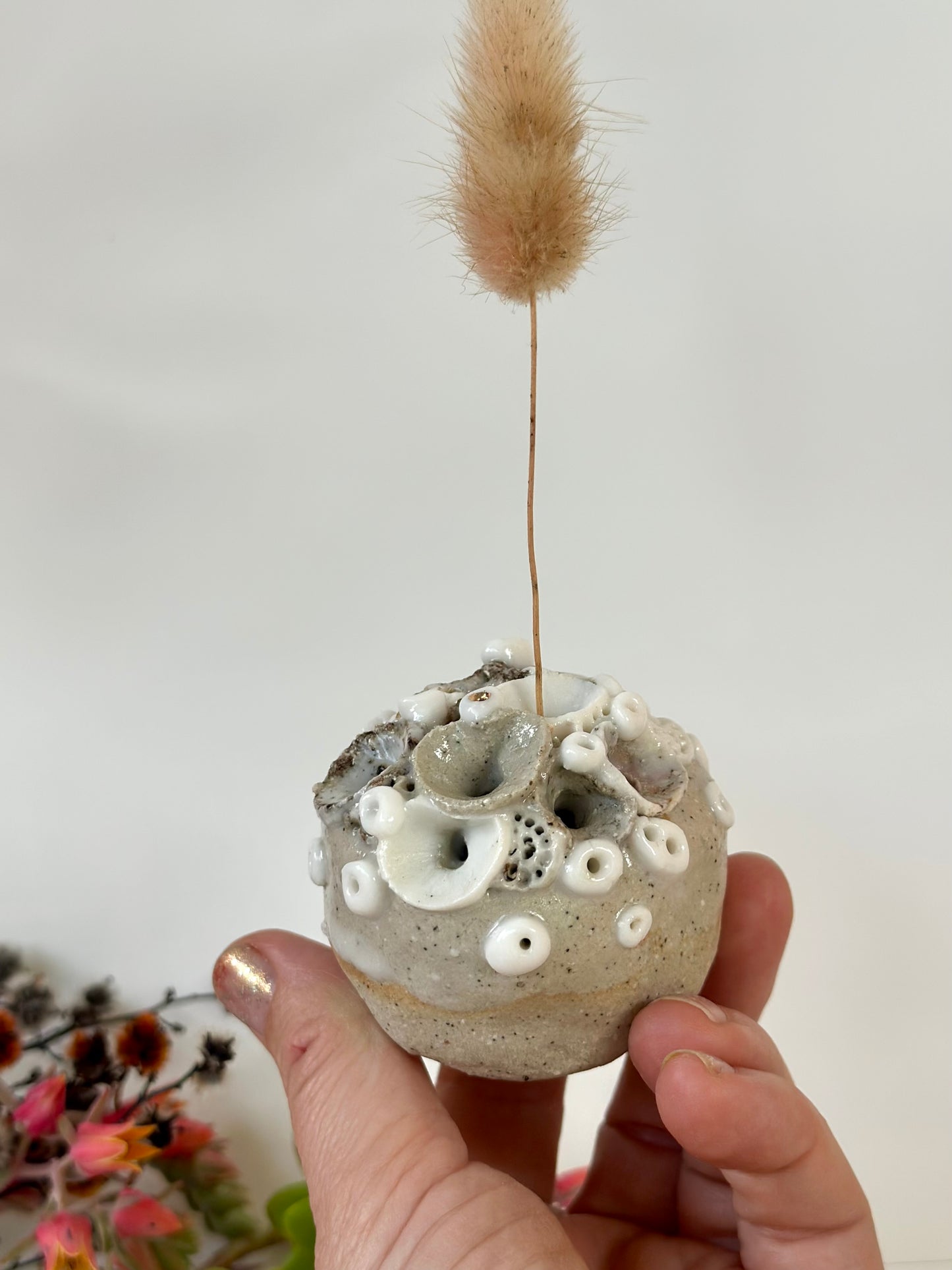 Small ‘Coral’ collection keeper/ paperweight with gold lustre details