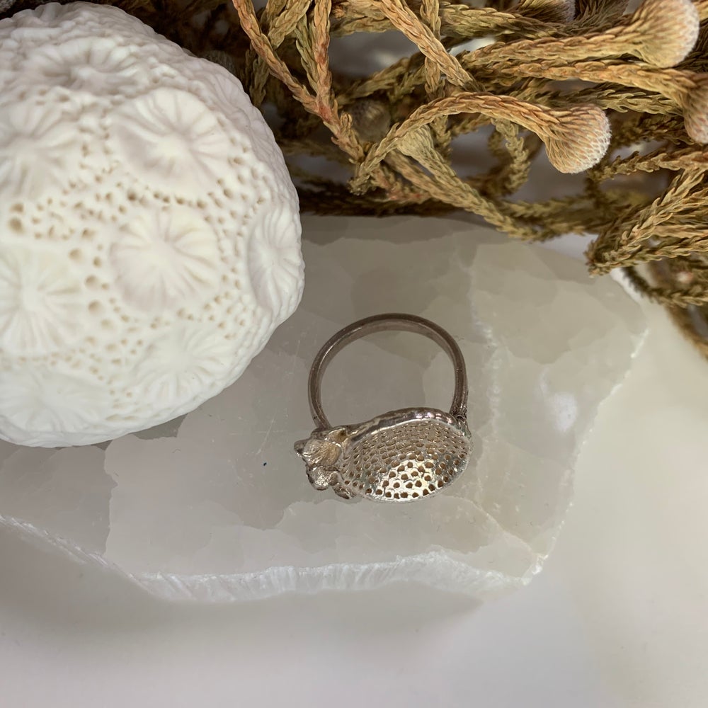 Sterling silver ‘rock coral’ ring #9