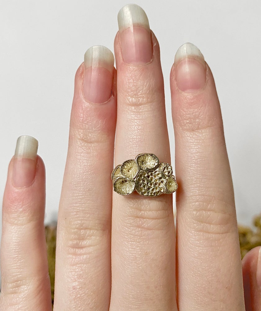 Sterling Silver “Rock Coral” Ring #9