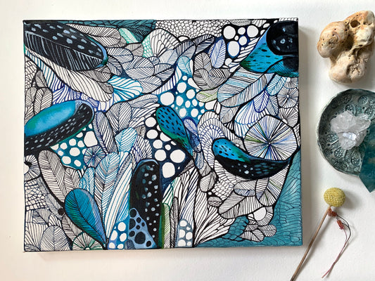 Shallow water (30cm x 26 cm