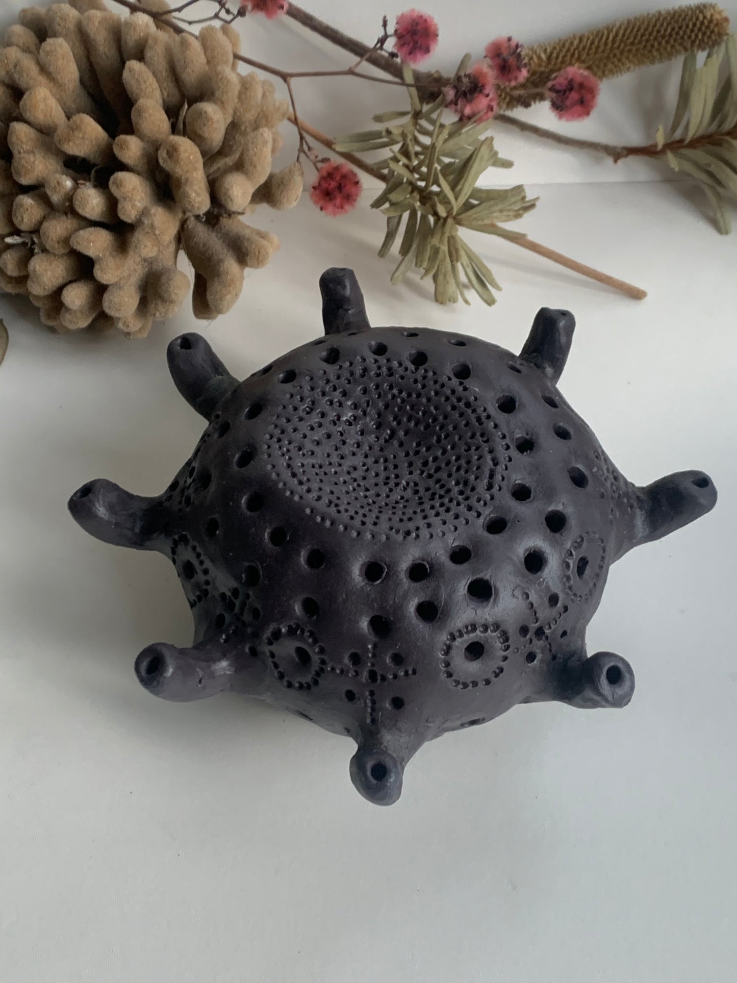 ‘Urchin’ shaped Trinket Dish/ jewellery stand