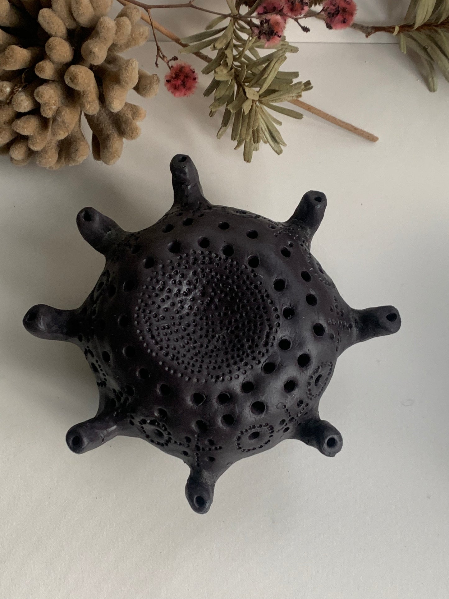 ‘Urchin’ shaped Trinket Dish/ jewellery stand